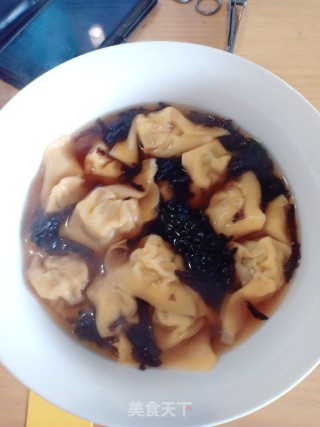 金元宝馄饨紫菜汤的做法步骤：7