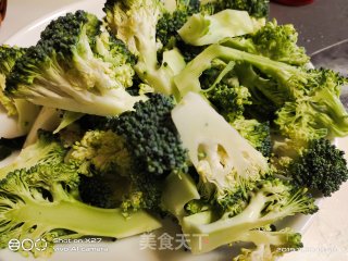 肉片西蓝花的做法步骤：1