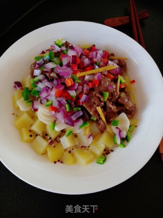 牛肉土豆拌饭的做法步骤：5