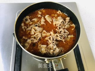 快手版豆花肥牛的做法步骤：2
