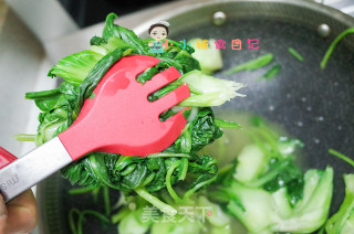 6个月以上蔬菜豆腐肉泥的做法步骤：3
