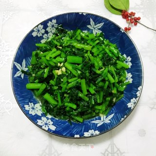炒茼蒿的做法步骤：4