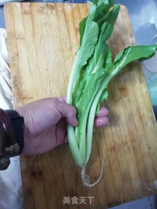 小满日食记之小白菜牡蛎汤的做法步骤：1