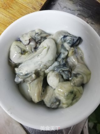 小满日食记之小白菜牡蛎汤的做法步骤：2