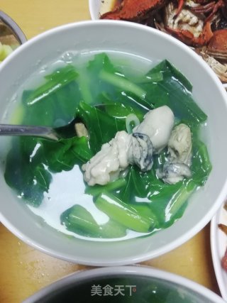 小满日食记之小白菜牡蛎汤的做法步骤：9