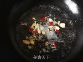 椒盐豆腐烧小白菜的做法步骤：7
