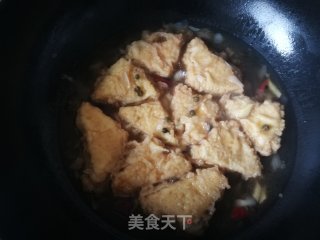 椒盐豆腐烧小白菜的做法步骤：9
