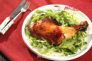 蜜汁烤鸡腿的做法步骤：10