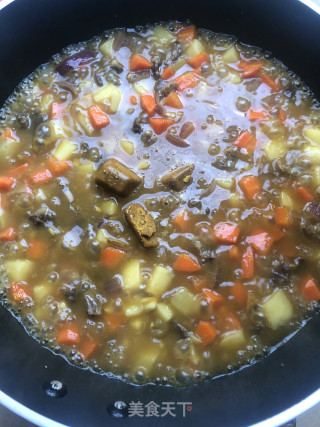 咖喱牛肉饭的做法步骤：17