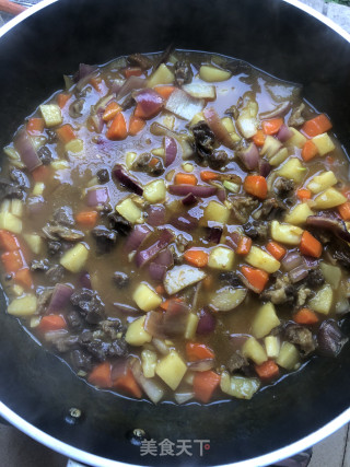 咖喱牛肉饭的做法步骤：19