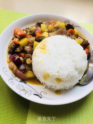 咖喱牛肉饭的做法步骤：20