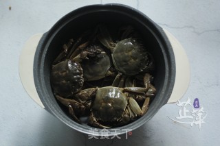 土锅焗蟹的做法步骤：2