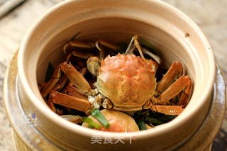 土锅焗蟹的做法步骤：8