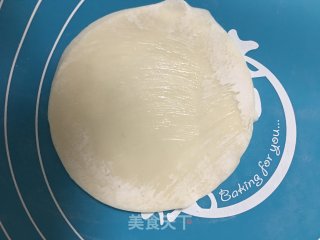 饺皮版面饼的做法步骤：2