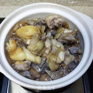 姜葱鸡肉煲的做法步骤：6