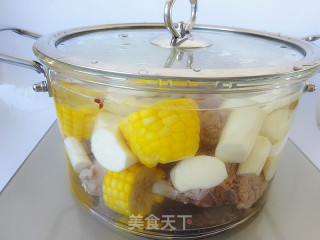山药玉米猪骨汤的做法步骤：6