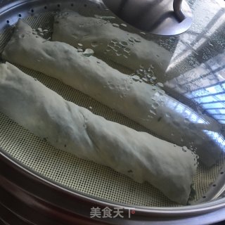 荠菜粉条素蒸卷的做法步骤：9
