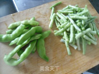酱焖双豆的做法步骤：1