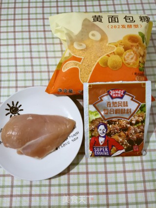 黄金烤鸡排的做法步骤：1