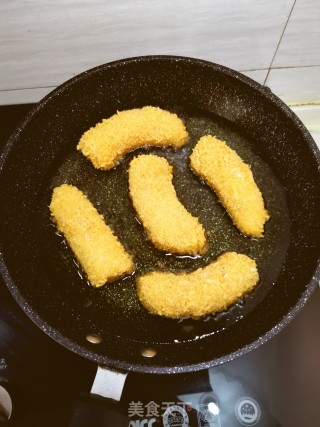 脆皮香蕉的做法步骤：7