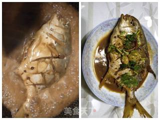 彭豆带你做红烧金昌鱼的做法步骤：5