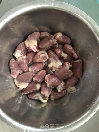 烤鸡心的做法步骤：1