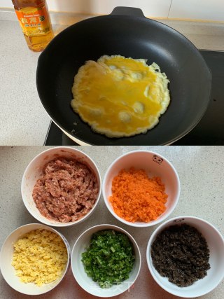 四喜蒸饺-这盘饺子露馅才好吃！的做法步骤：4