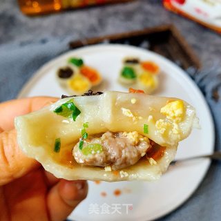 四喜蒸饺-这盘饺子露馅才好吃！的做法步骤：10