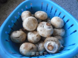 蚝汁口蘑的做法步骤：1