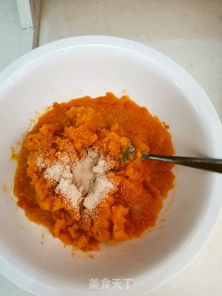 南瓜汤圆的做法步骤：4