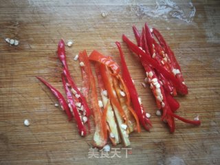 香菜拌人造肉的做法步骤：4