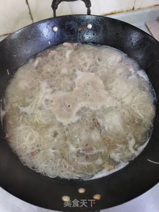 腰花面线的做法步骤：7