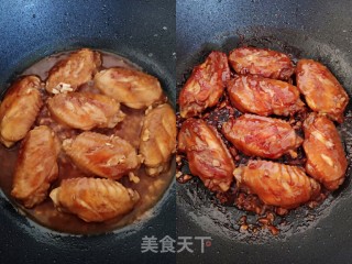 蒜香蜜汁煎鸡中翅的做法步骤：8