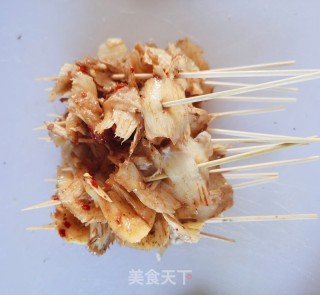 牛筋串的做法步骤：8