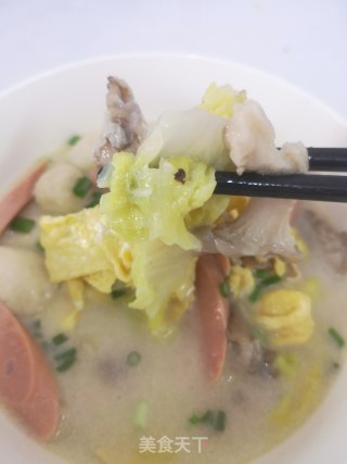 花式精致简餐：五鲜汤+粗粮米饭的做法步骤：7