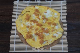 咸菜肉松鸡蛋饼的做法步骤：8