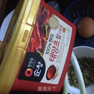 辣酱咸菜炒饭的做法步骤：2