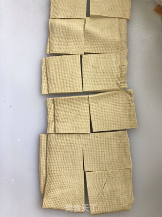 炸豆片的做法步骤：2