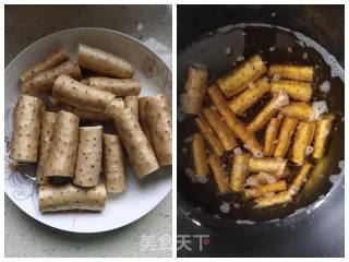 彭豆带你做蜜汁铁杆山药的做法步骤：2