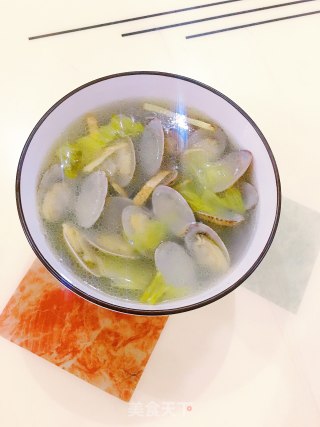 咸菜花蛤汤的做法步骤：11