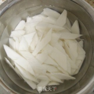 木耳炒山药的做法步骤：3