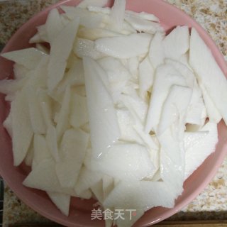 木耳炒山药的做法步骤：4