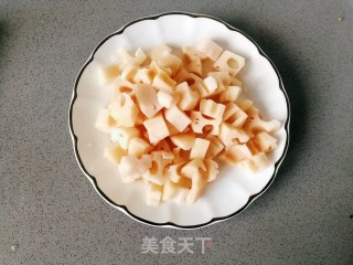 酸辣酸甜的酸辣藕丁，下饭又好吃的做法步骤：3