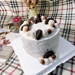 奥利奥奶油生日蛋糕的做法步骤：6