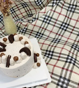奥利奥奶油生日蛋糕的做法步骤：7