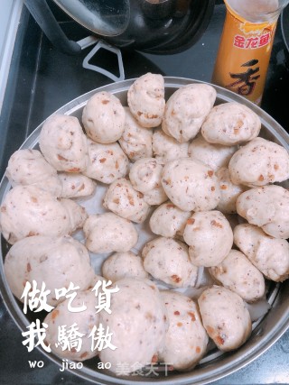 红枣白糖馒头——给女儿备的早餐的做法步骤：9