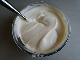 咸蛋黄芝士酱古早蛋糕的做法步骤：9