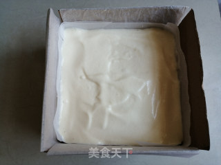 咸蛋黄芝士酱古早蛋糕的做法步骤：11