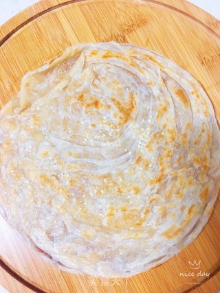 鸡蛋咸菜手抓饼的做法步骤：5