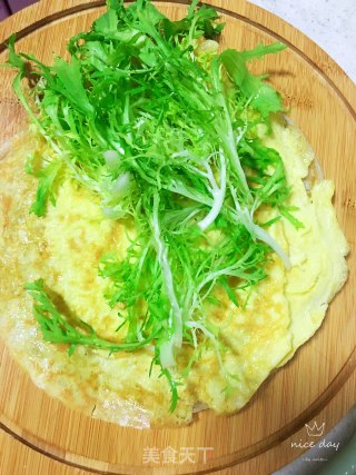 鸡蛋咸菜手抓饼的做法步骤：7